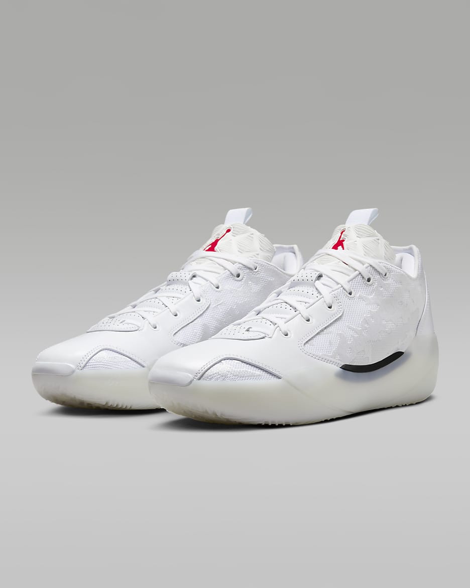 Air Jordan XXXIX "Sol" Basketball Shoes - White/Black/University Red