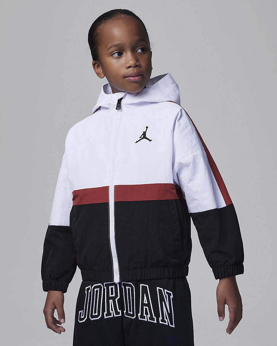 Jordan Little Kids' Jacket - White