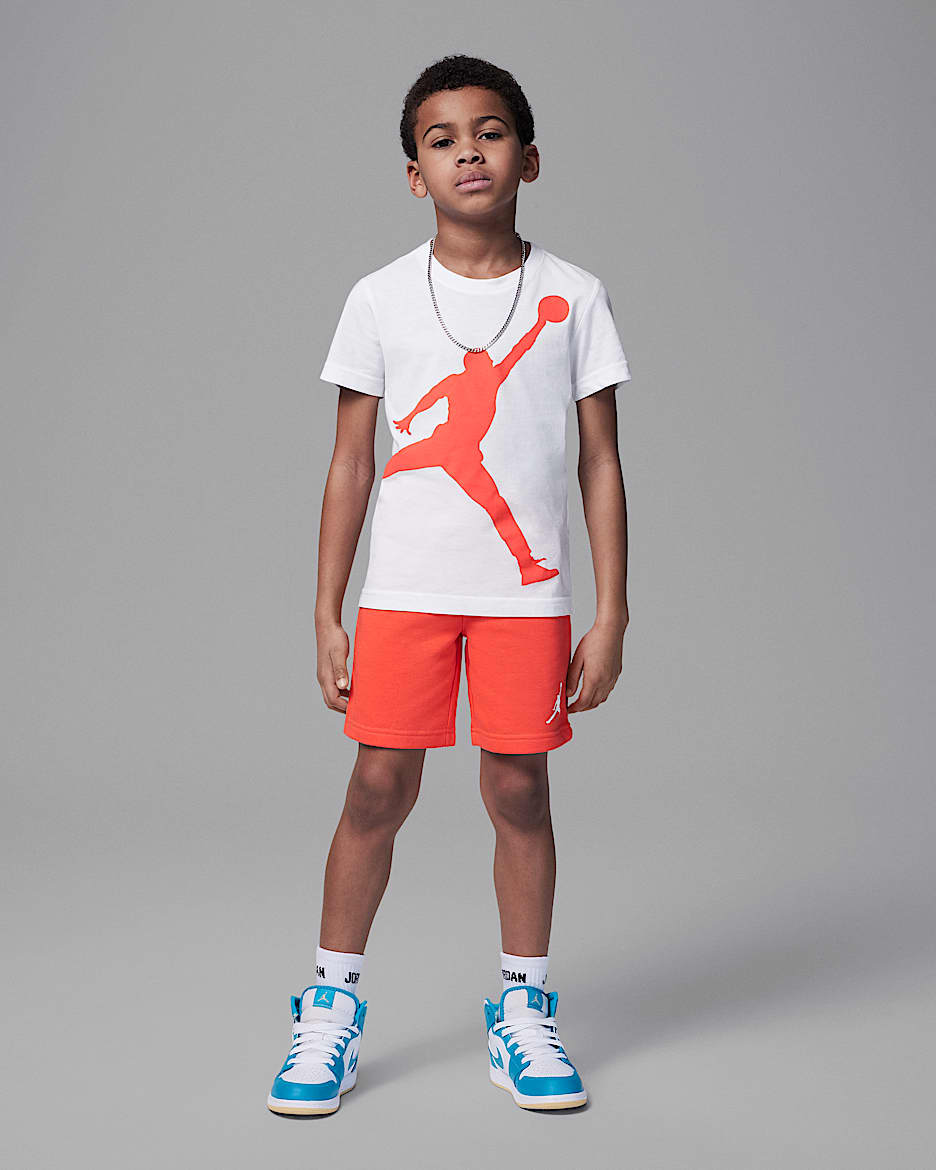 Jordan Younger Kids' Jumpman 2-Piece Shorts Set - Bright Crimson