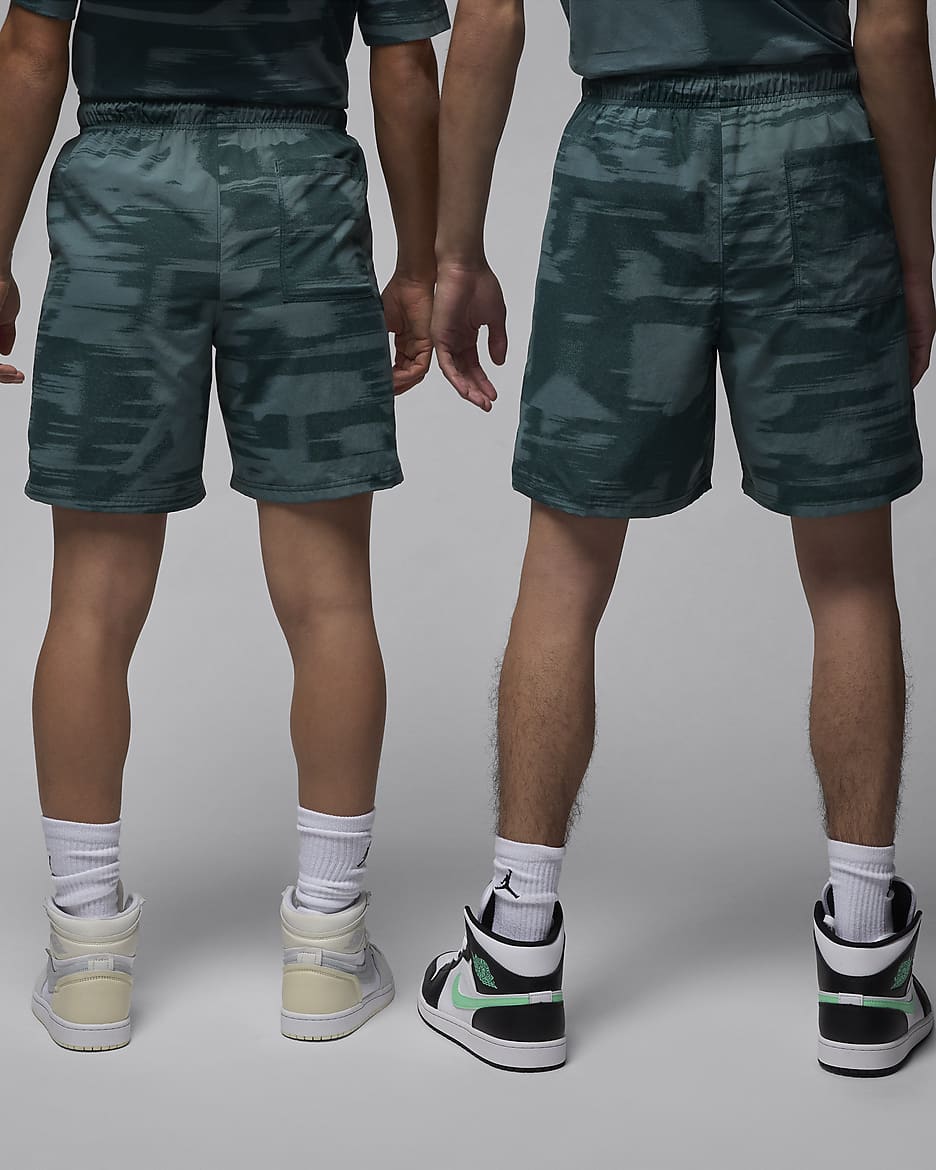 Jordan MVP Men's Printed Shorts - Mineral Slate/Oxidised Green/Sail