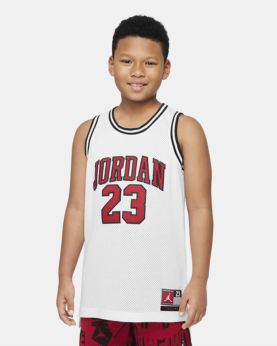 Jordan Older Kids' (Boys') Tank - White