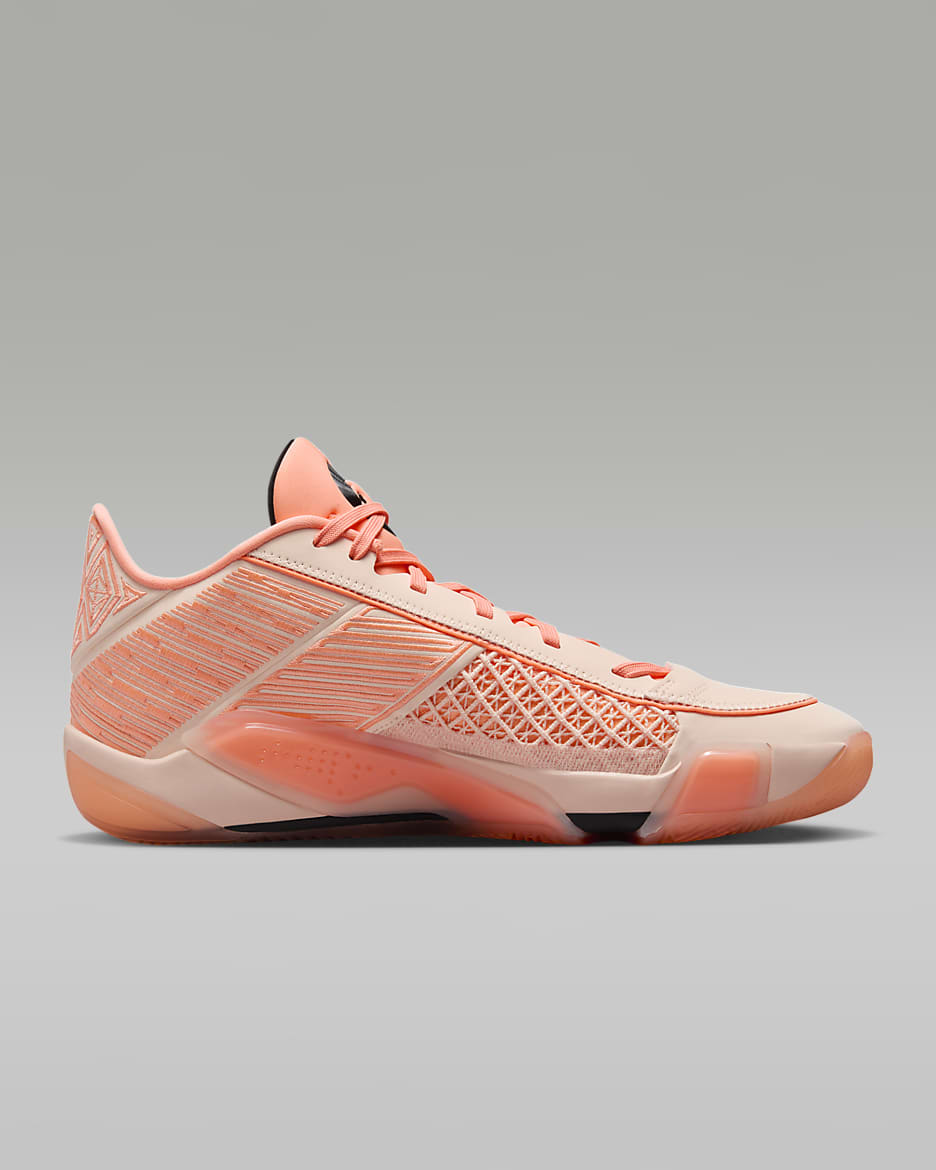 Chaussure de basket Air Jordan XXXVIII Low - Crimson Tint/Orange Pulse/Noir