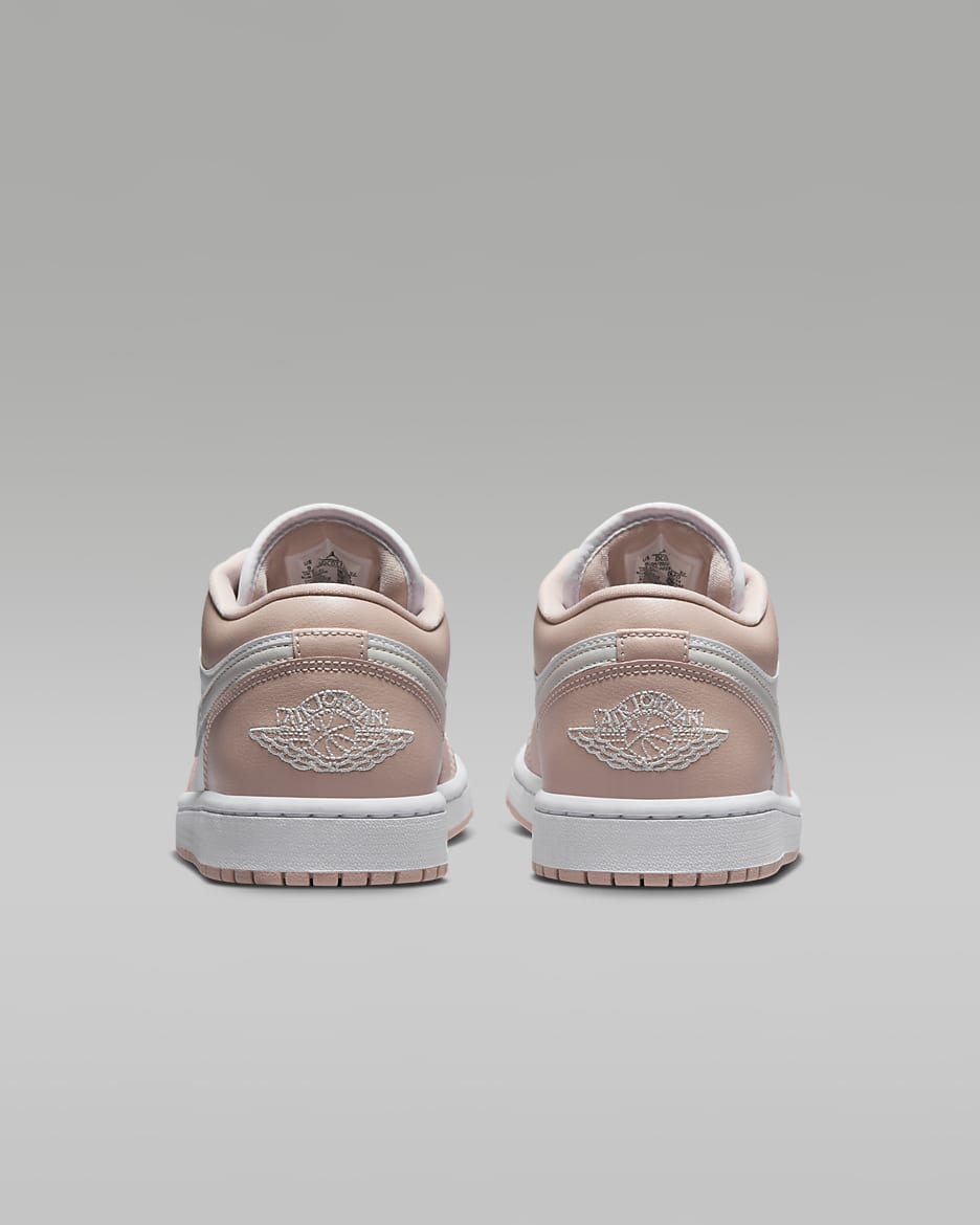 Chaussure Air Jordan 1 Low pour Femme - Blanc/Particle Beige/Light Bone