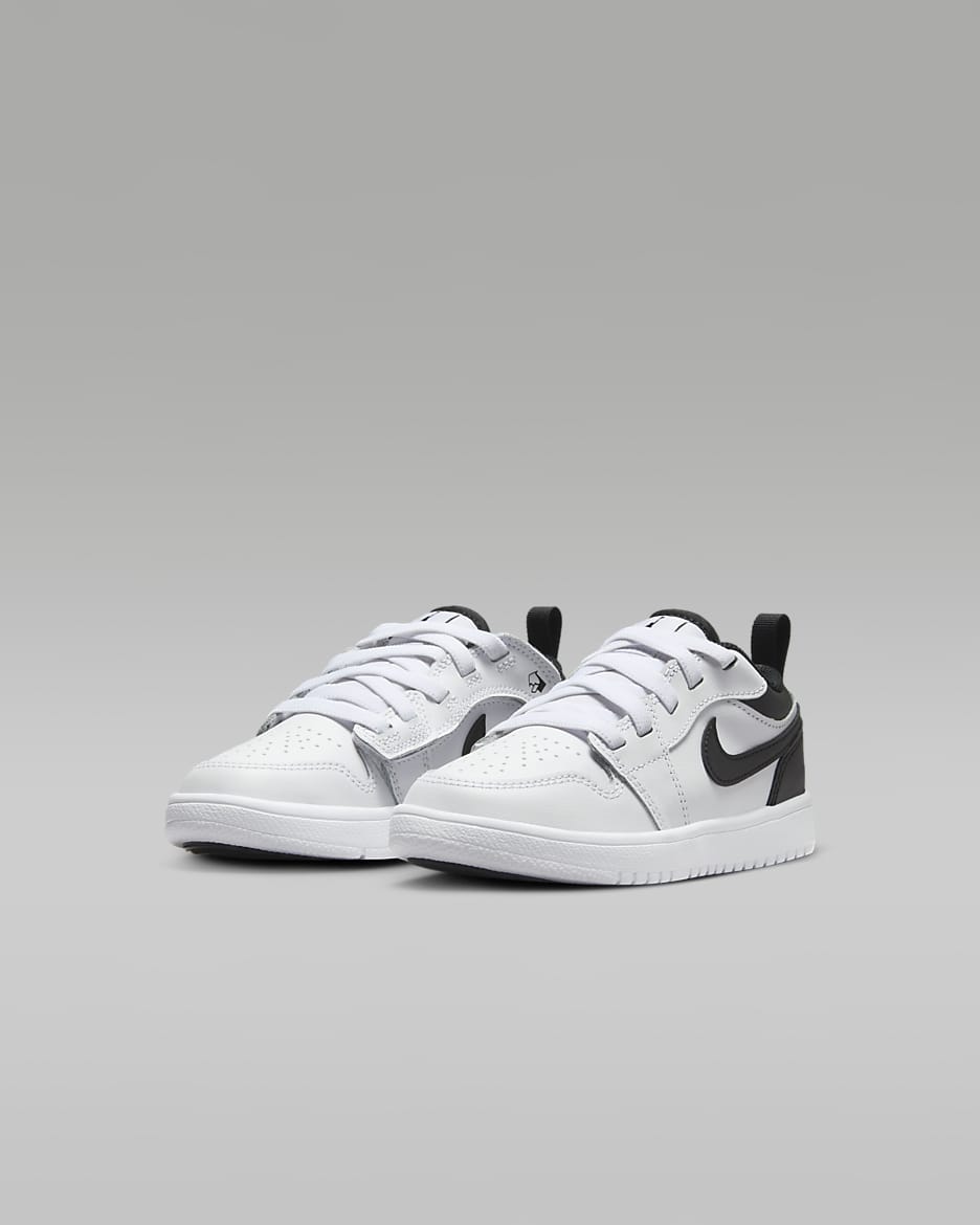 Jordan 1 Low Alt Kleuterschoenen - Wit/Wit/Zwart