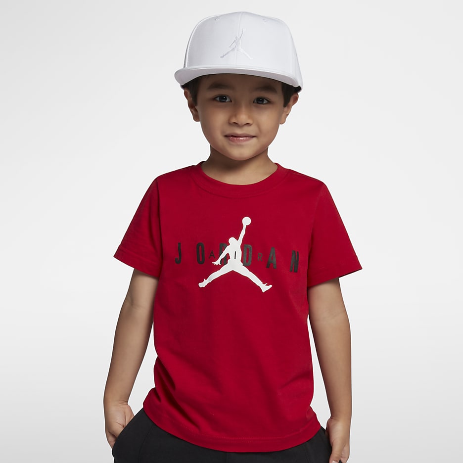 Air Jordan Jumpman  Little Kids' T-Shirt - Gym Red