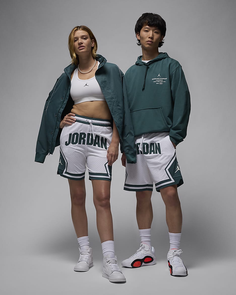 กางเกงขาสั้น Diamond Dri-FIT ผู้ชาย Jordan Sport - ขาว/Oxidized Green/ขาว