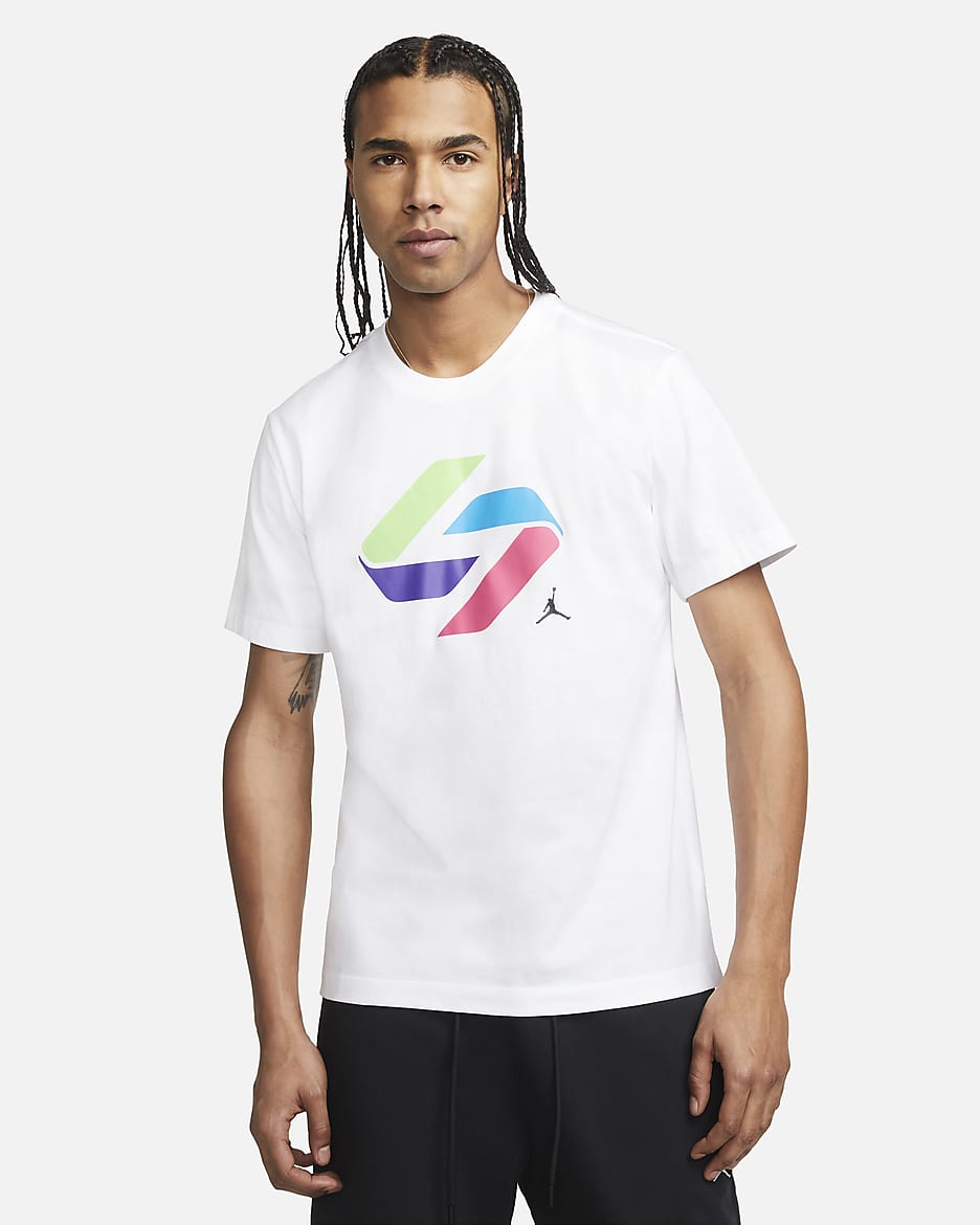 Luka NTR Glitch Men's T-Shirt - White