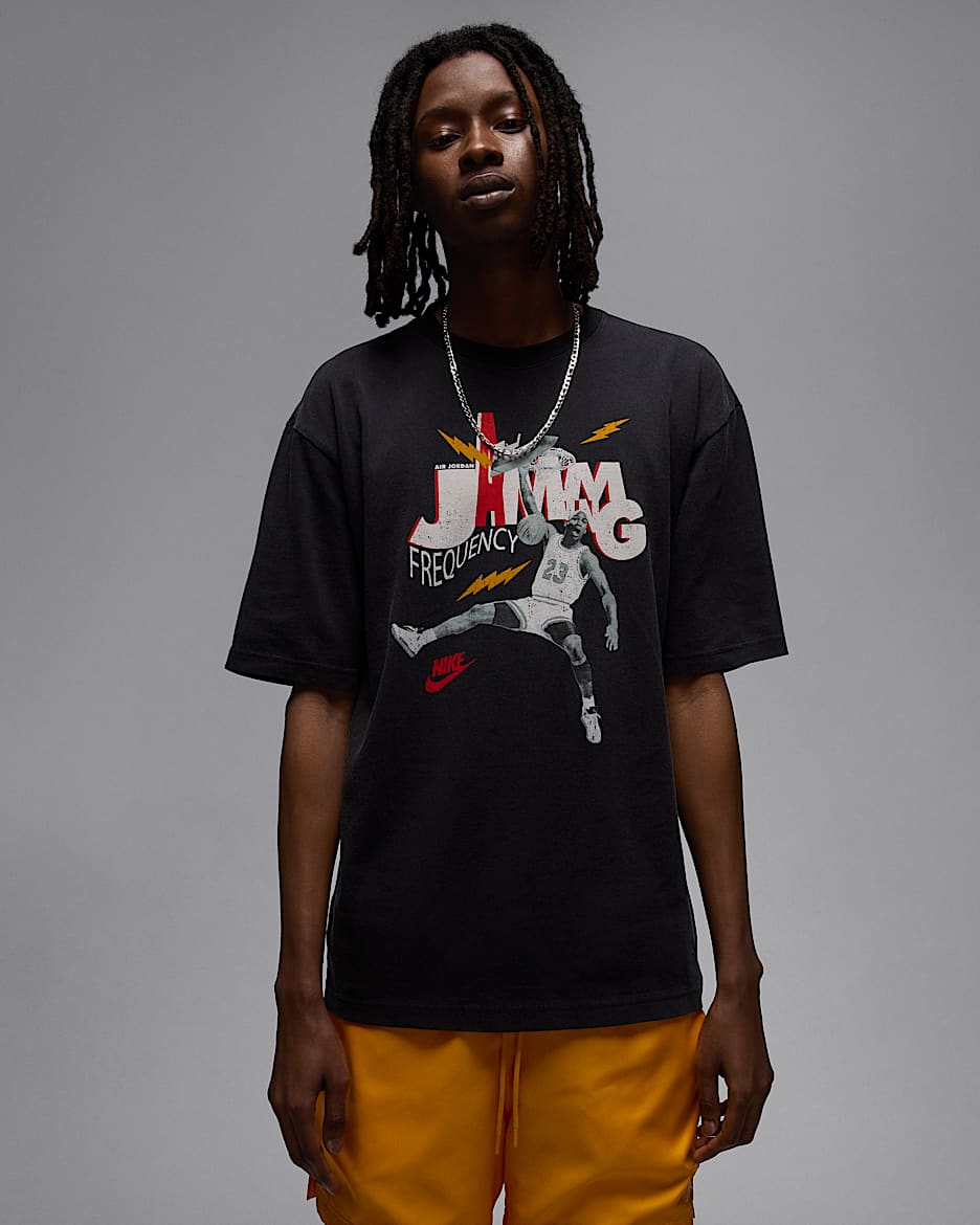 Playera para hombre Jordan Brand - Negro/Blanco