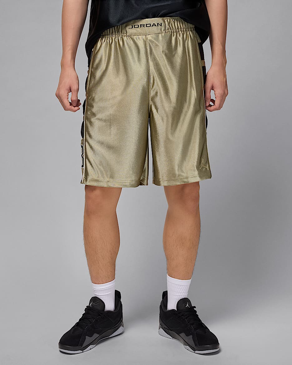 Jordan Brooklyn Cat Scratch Men's Shorts - Medium Khaki/Black/Medium Khaki