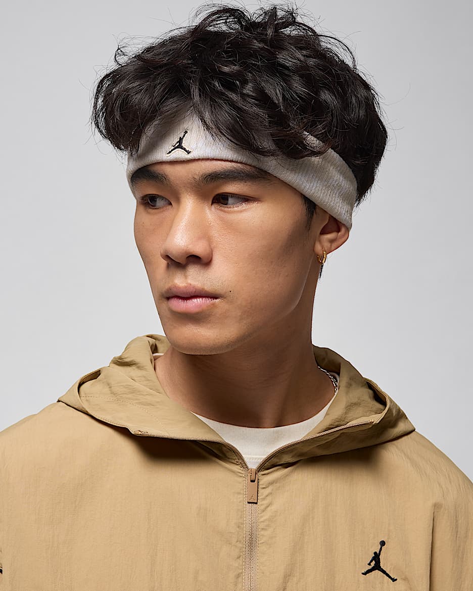 Bandeau en molleton Jordan Dri-FIT - Light Orewood Brown/Sail/Noir