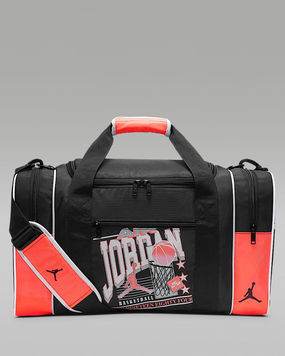 Jordan 84 Vintage Duffel (51L) - Black/Infrared