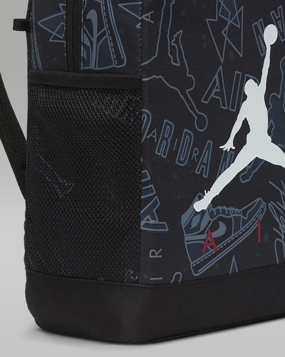 Jordan Backpack (Large) - Black/Gym Red