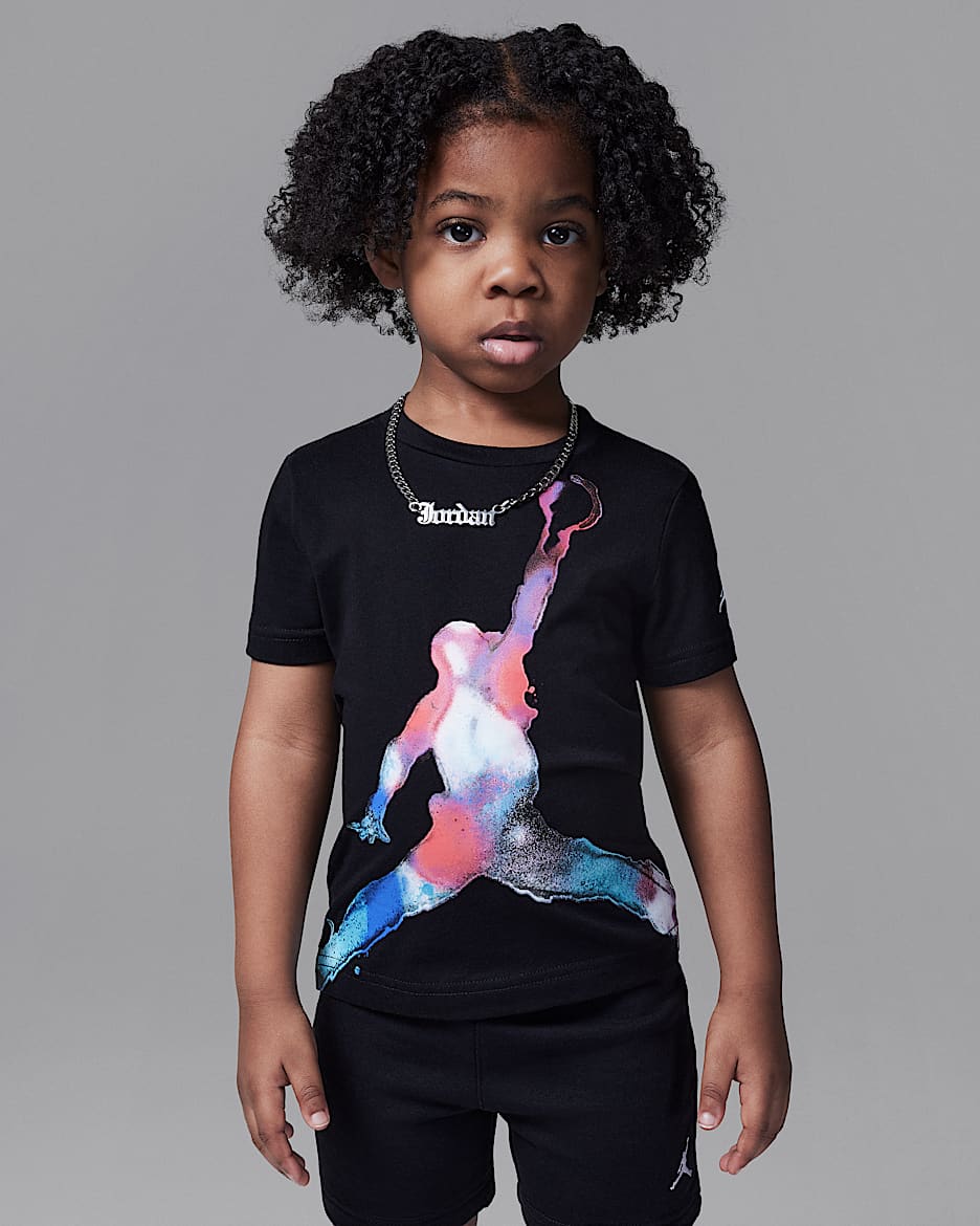 Jordan Toddler Poolside Jumpman T-Shirt - Black