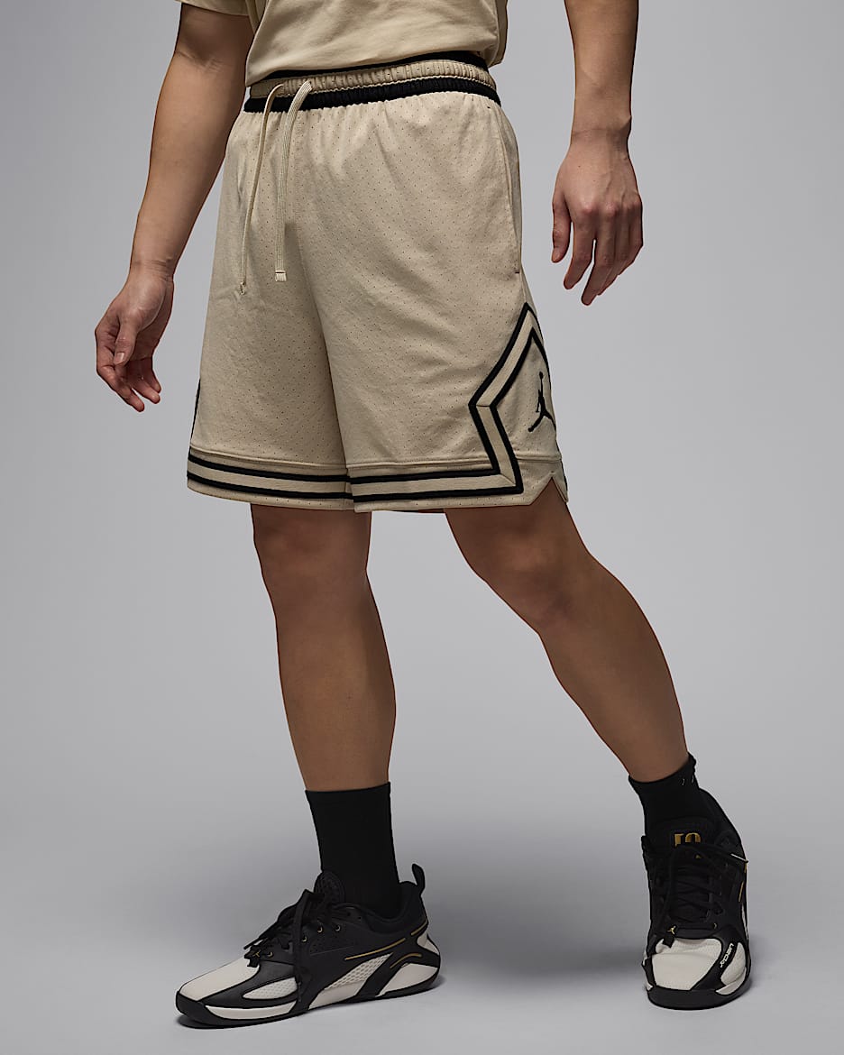Jordan Sport Dri-FIT Diamond Mesh-Shorts (Herren) - Rattan/Schwarz/Schwarz
