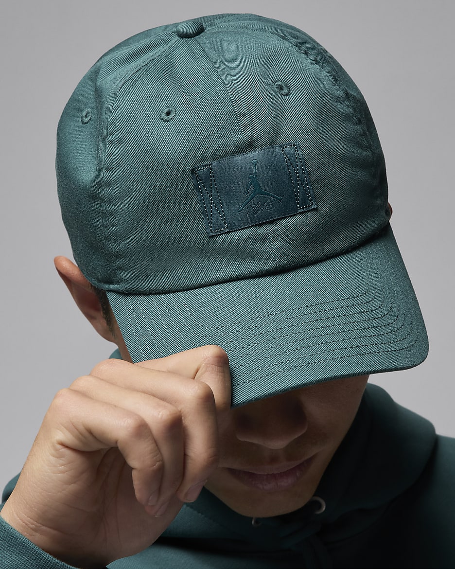 Jordan Club Cap Adjustable Hat - Oxidised Green/Dark Atomic Teal