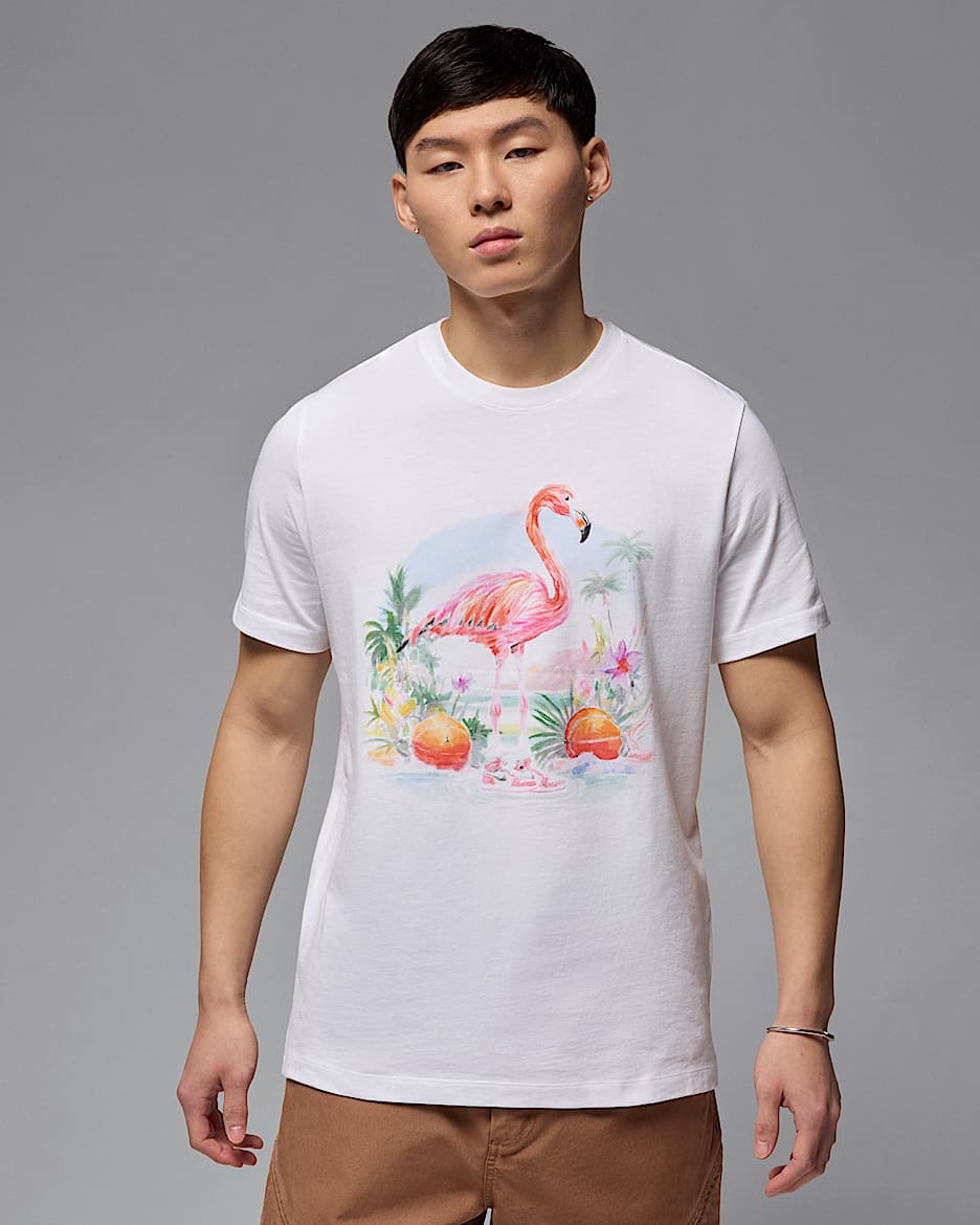 Jordan Flight Essentials Men's T-Shirt - White/Black