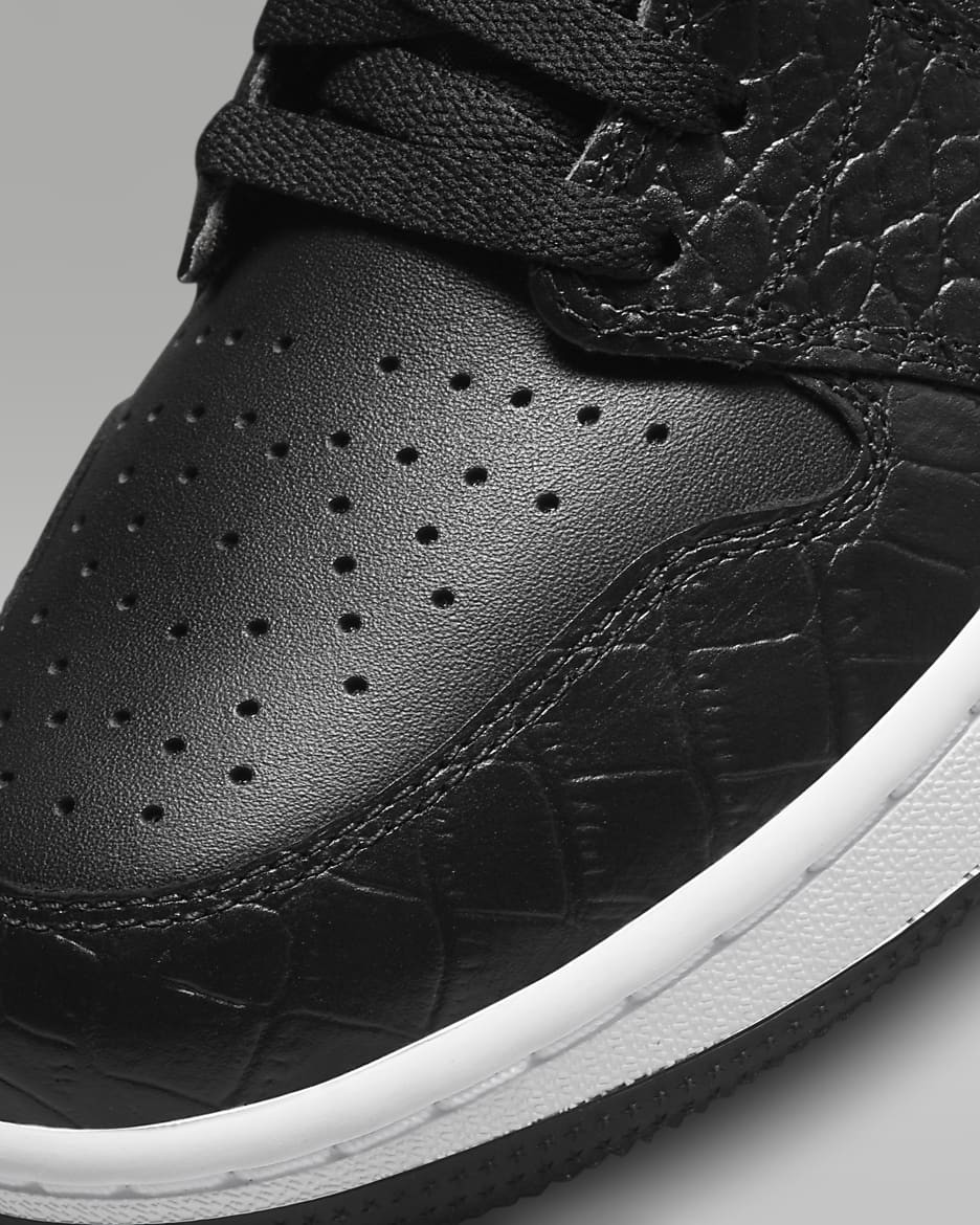 Air Jordan 1 Low G Golf Shoes - Black/Iron Grey/White/Black