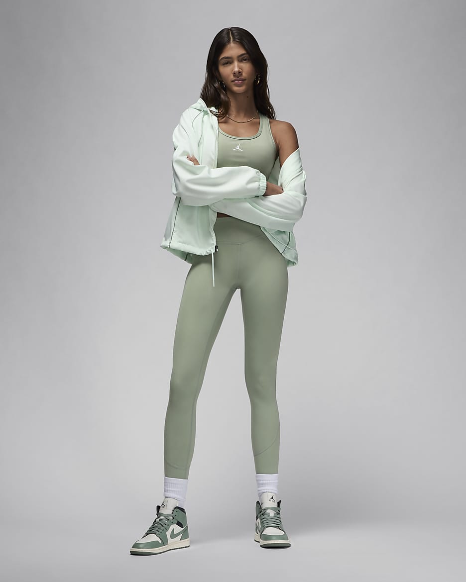 Legging Jordan Sport pour femme - Jade Smoke/Blanc
