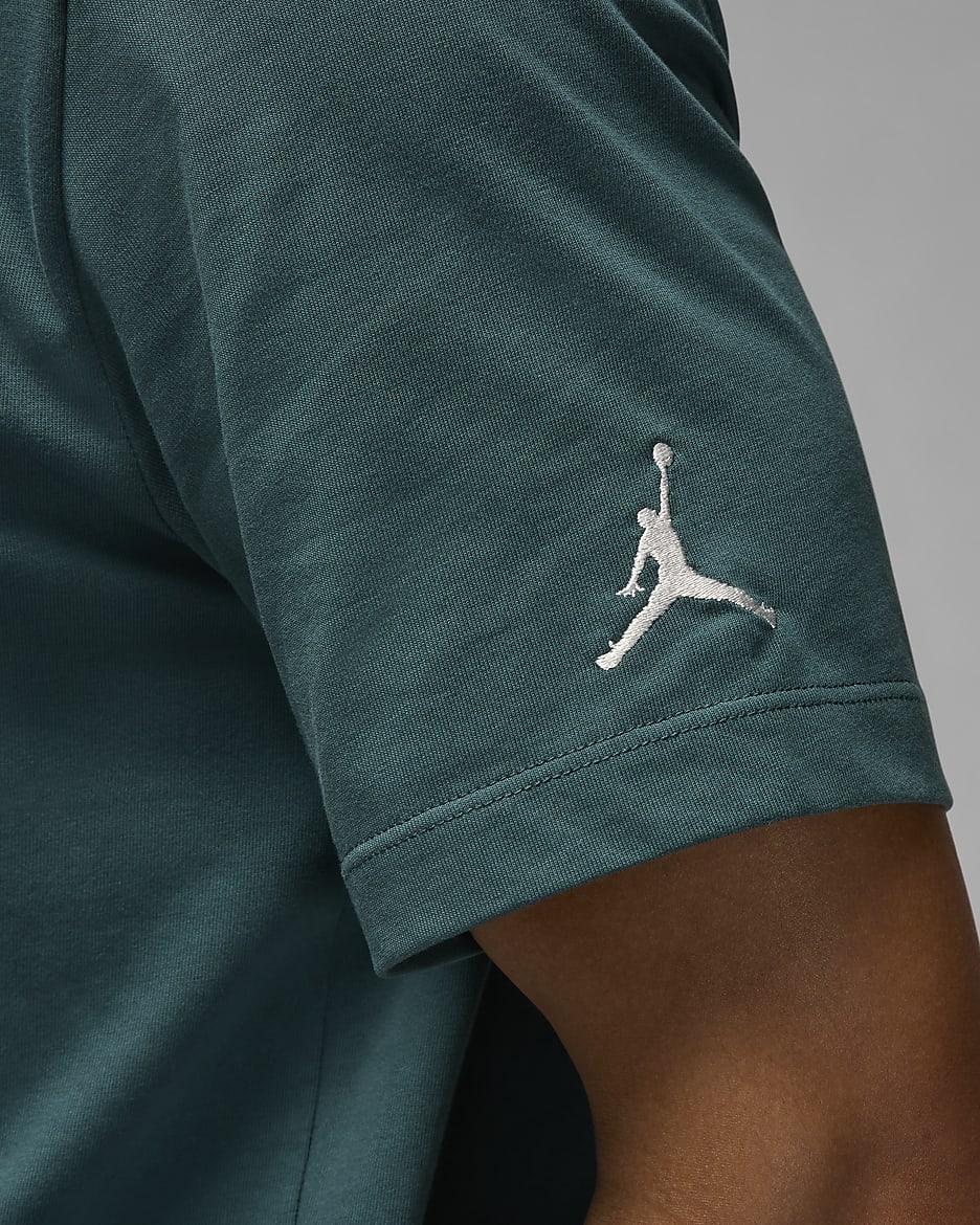 Jordan Air Herren-T-Shirt - Oxidized Green/Sail/Sail