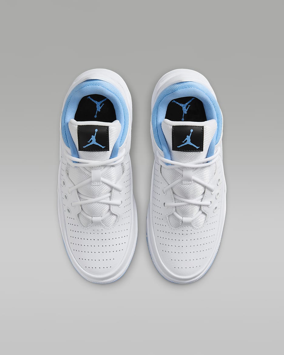 Chaussure Jordan Max Aura 5 pour ado - Blanc/Noir/University Blue