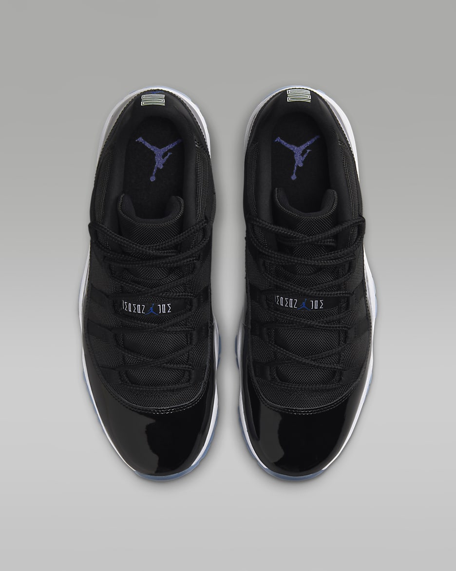 Air Jordan 11 Retro Low "Black/Varsity Royal" Men's Shoes - Black/White/Varsity Royal