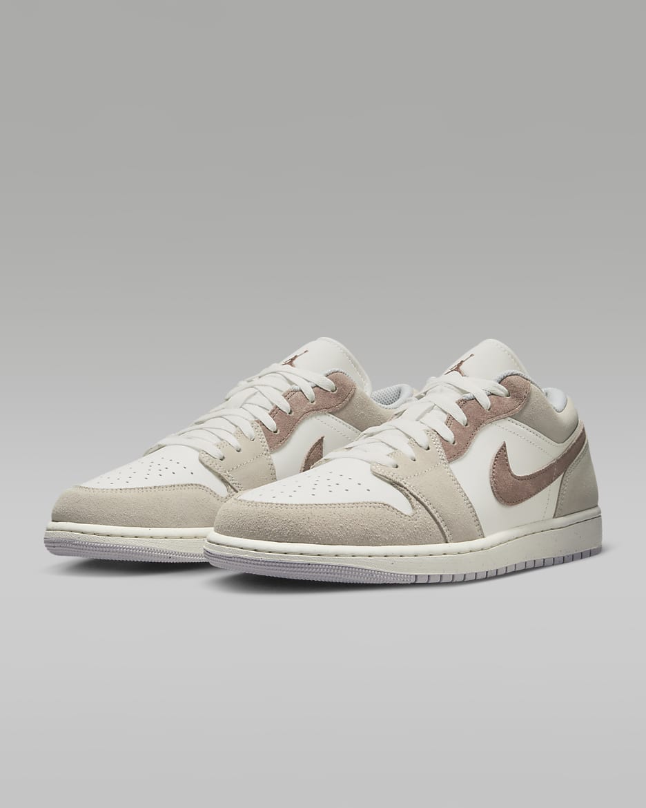 Sapatilhas Air Jordan 1 Low SE para homem - Castanho claro Legend/Sail/Cinzento Neutral/Castanho Archaeo