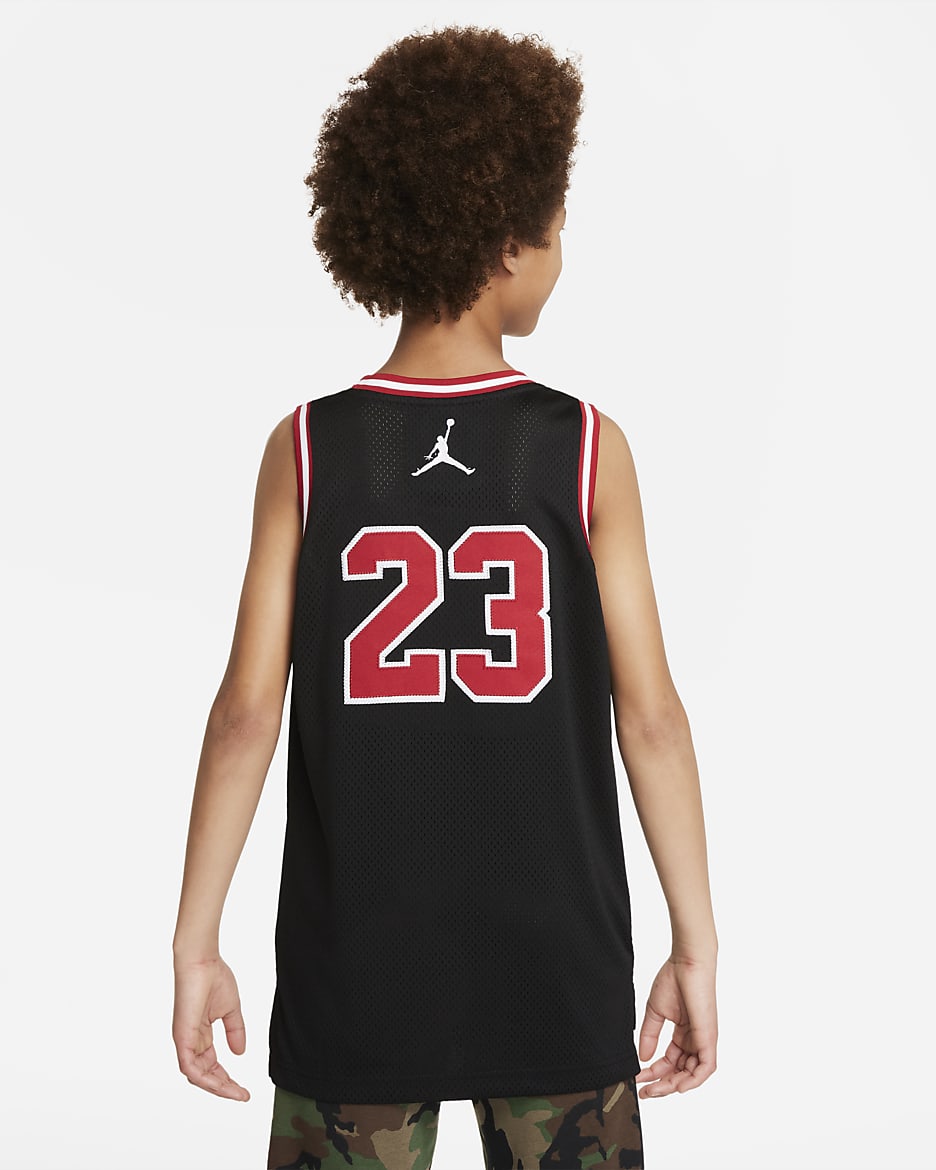 Camiseta de tirantes para niños talla grande Jordan - Negro