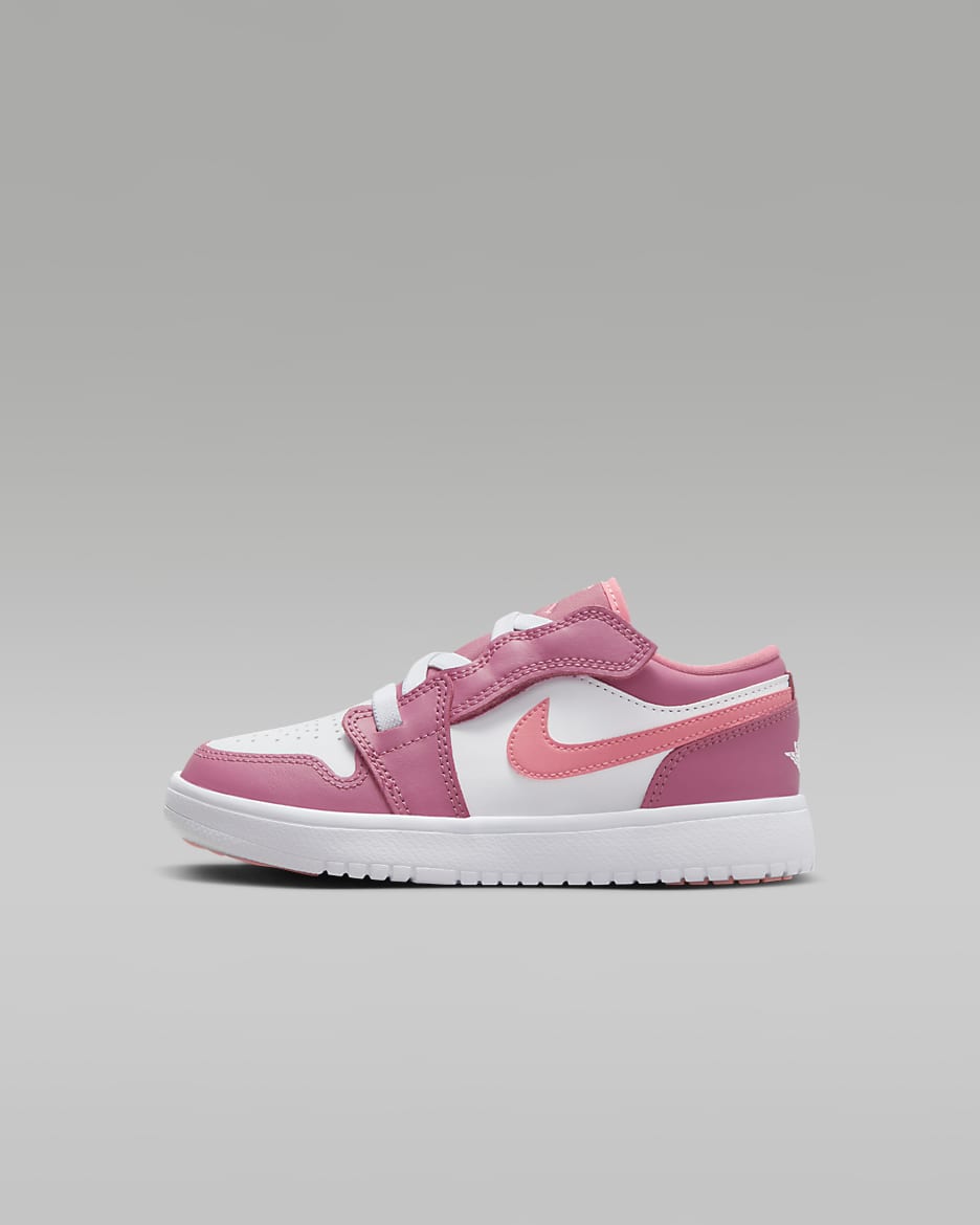 รองเท้าเด็กเล็ก Jordan 1 Low Alt - Desert Berry/ขาว/Coral Chalk