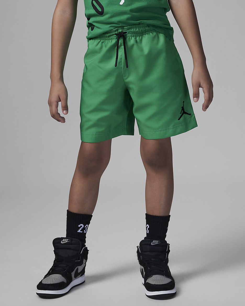 Jordan Jumpman Woven Play Shorts Little Kids' Shorts - Lucky Green