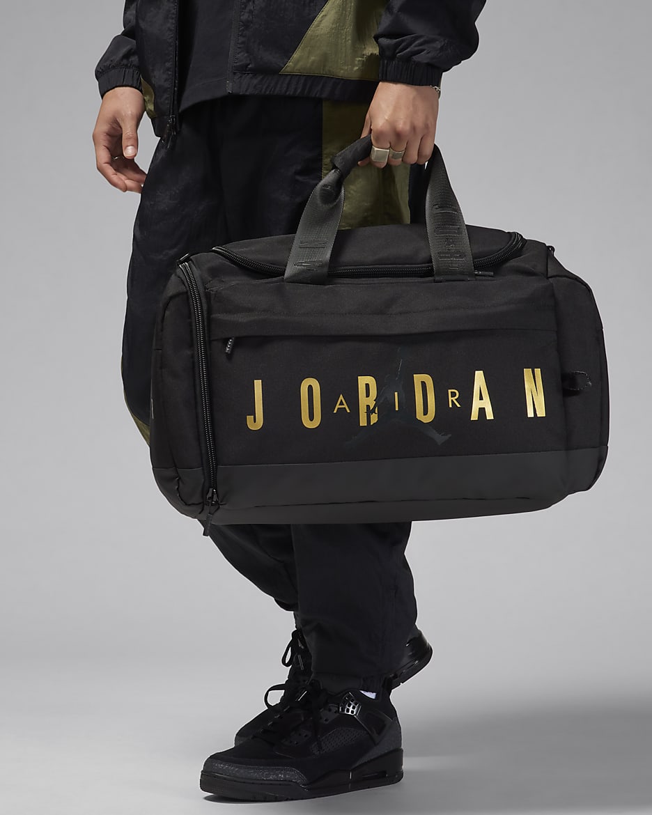Maleta duffel Jordan (46 L) - Negro/Oro