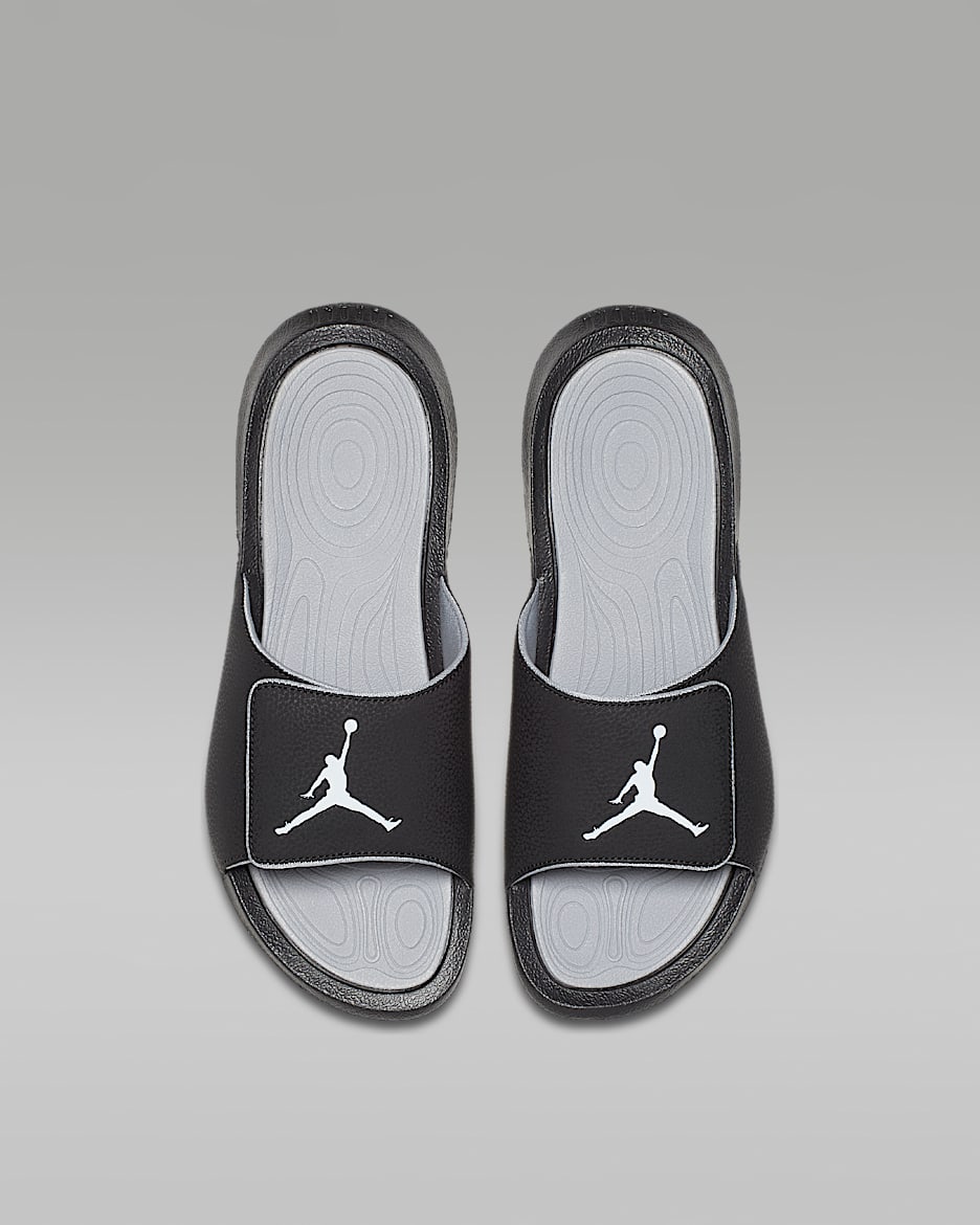 Jordan Hydro 6 Slides - Black/Wolf Grey/White