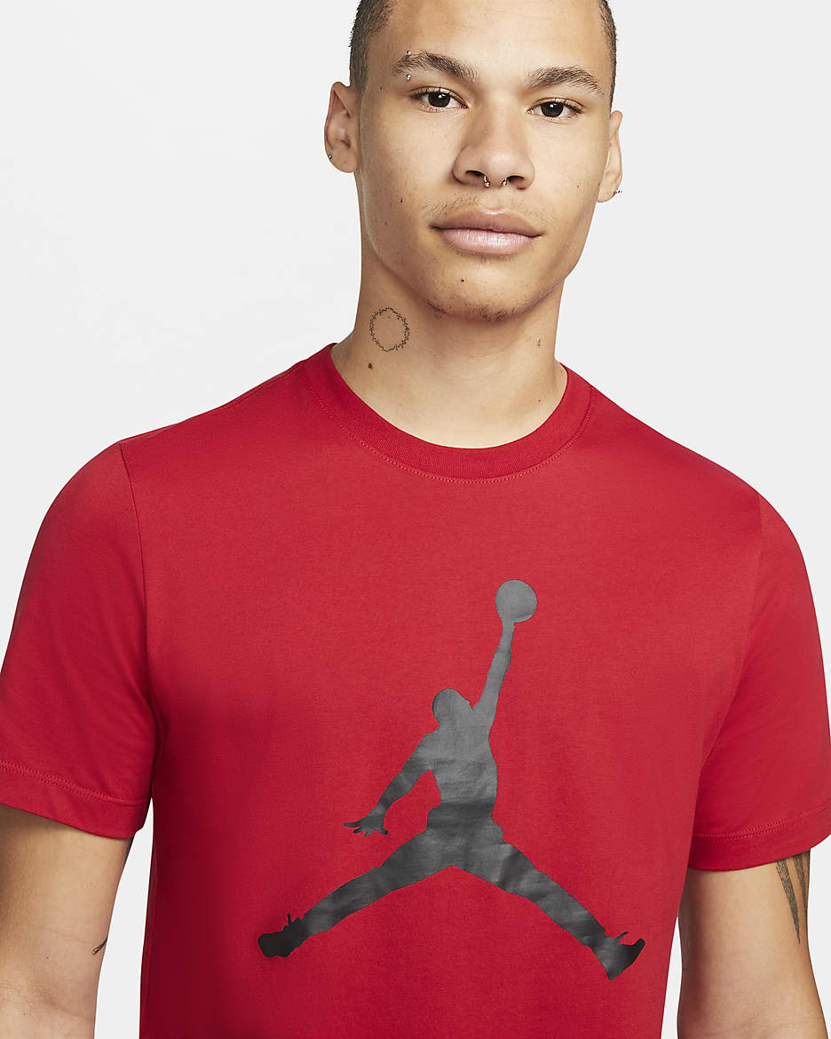 Jordan Jumpman Men's T-Shirt - Gym Red/Black/Black