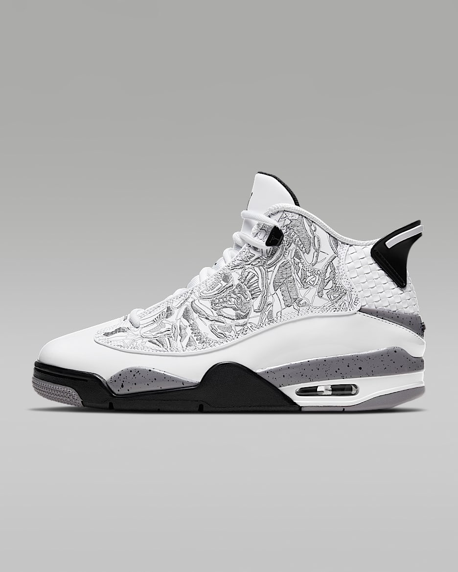 Air Jordan Dub Zero Men's Shoes - White/Cement Grey/Black/Varsity Red