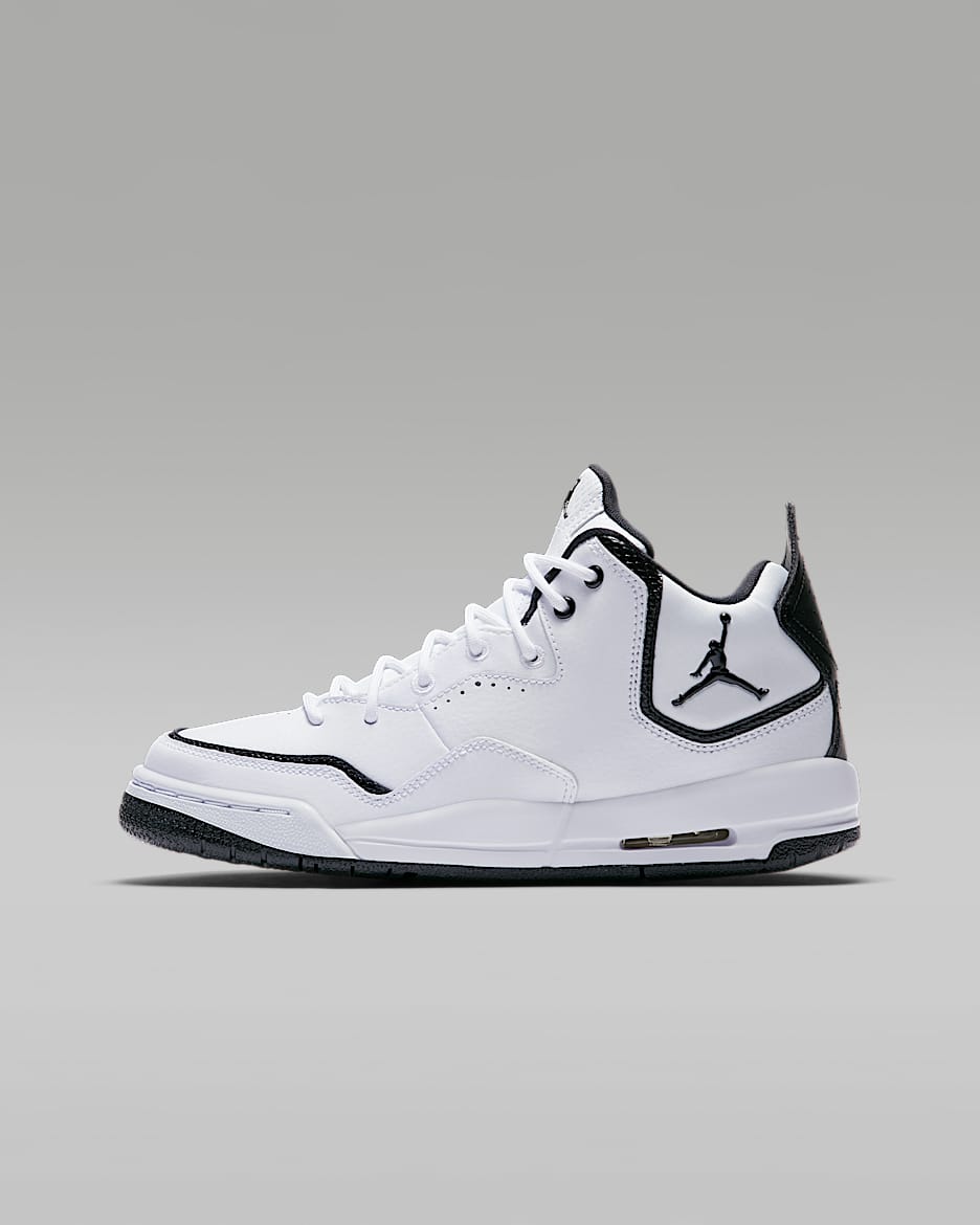 Jordan Courtside 23 Older Kids' Shoes - White/Black/Black