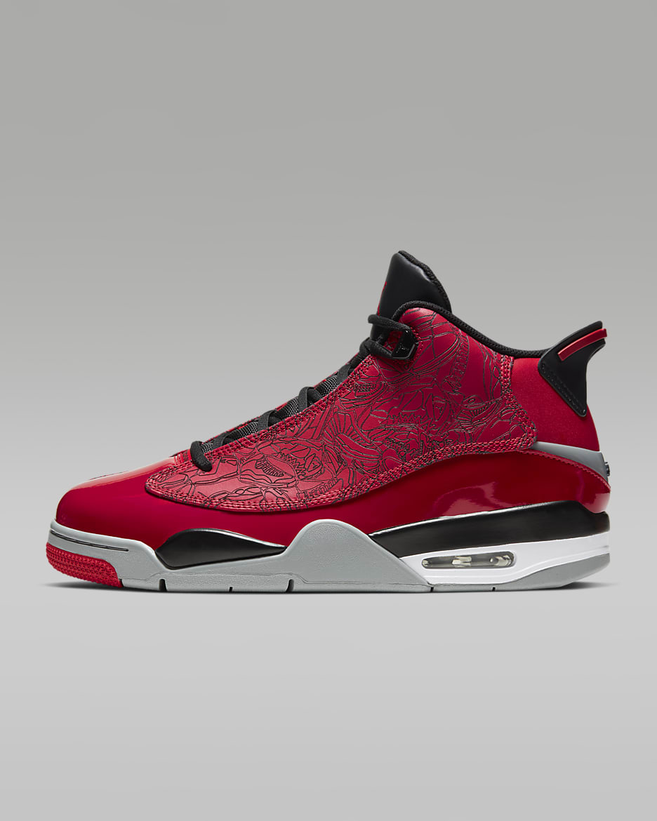Air Jordan Dub Zero Men's Shoes - Gym Red/Black/Particle Grey/Gym Red