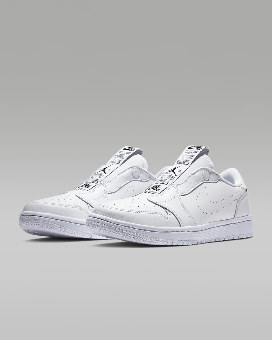 Air Jordan 1 Retro Low Slip Women's Shoes - White/Black