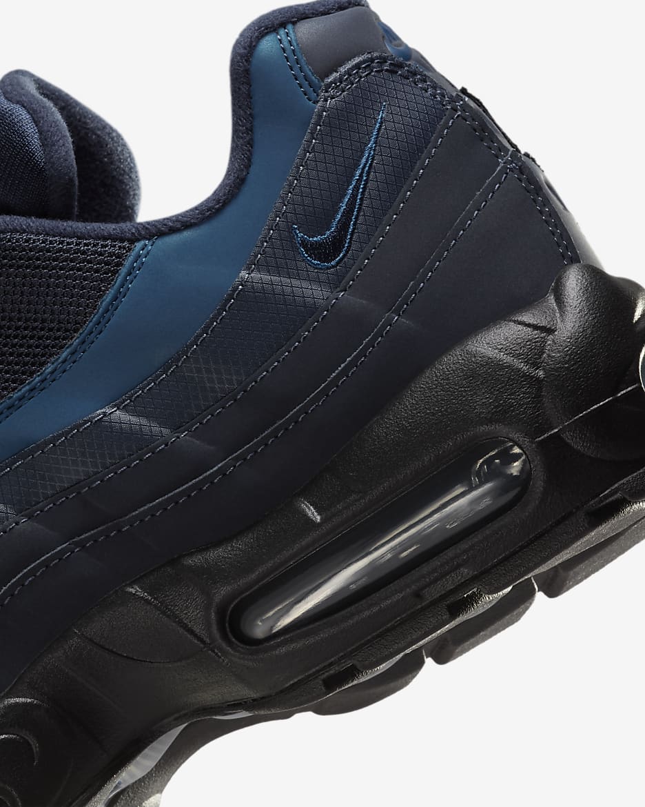 Nike Air Max 95 Men's Shoes - Black/Thunder Blue/Court Blue/Obsidian