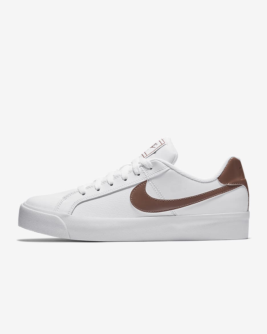 Nike Court Royale AC Women's Shoes - White/Smokey Mauve