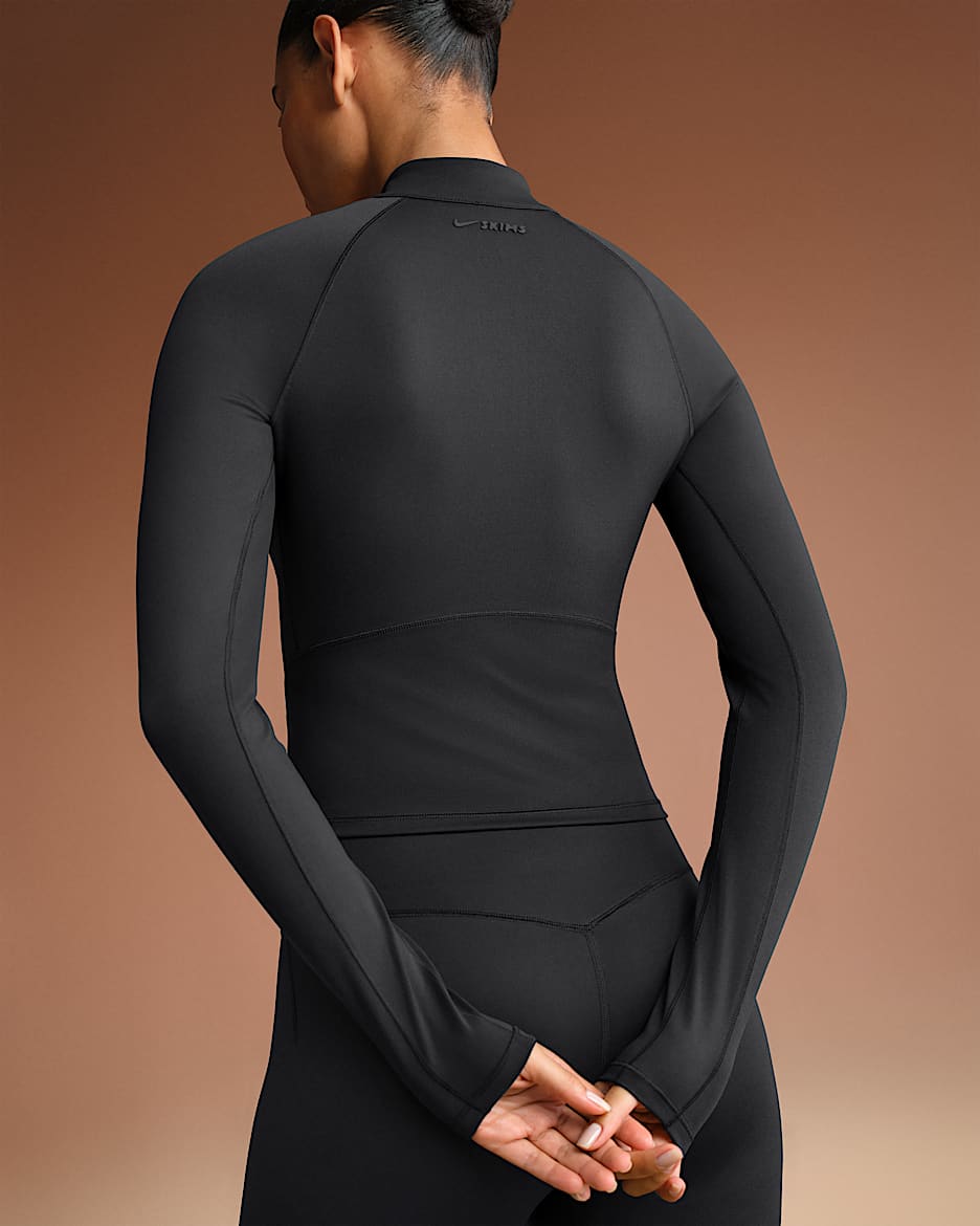 NikeSKIMS Matte Women's Mock-Neck Full-Zip Jacket