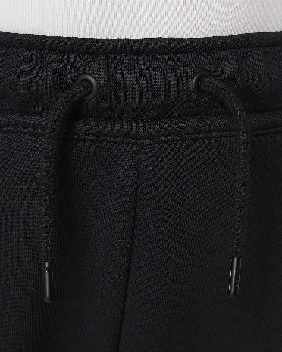 Calças de futebol Nike Tech Fleece FC Barcelona Júnior (Rapaz) - Preto/Dourado Club