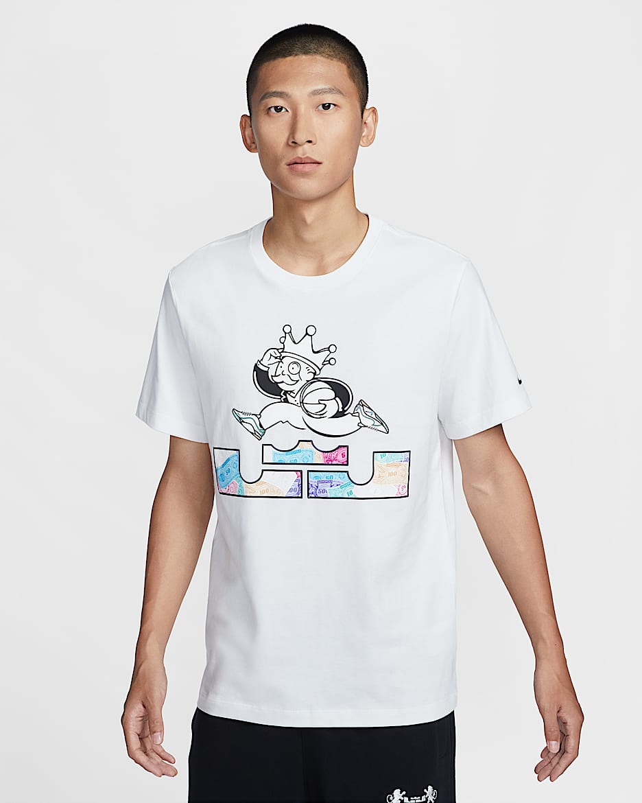 レブロン メンズ バスケットボール Tシャツ - サミットホワイト