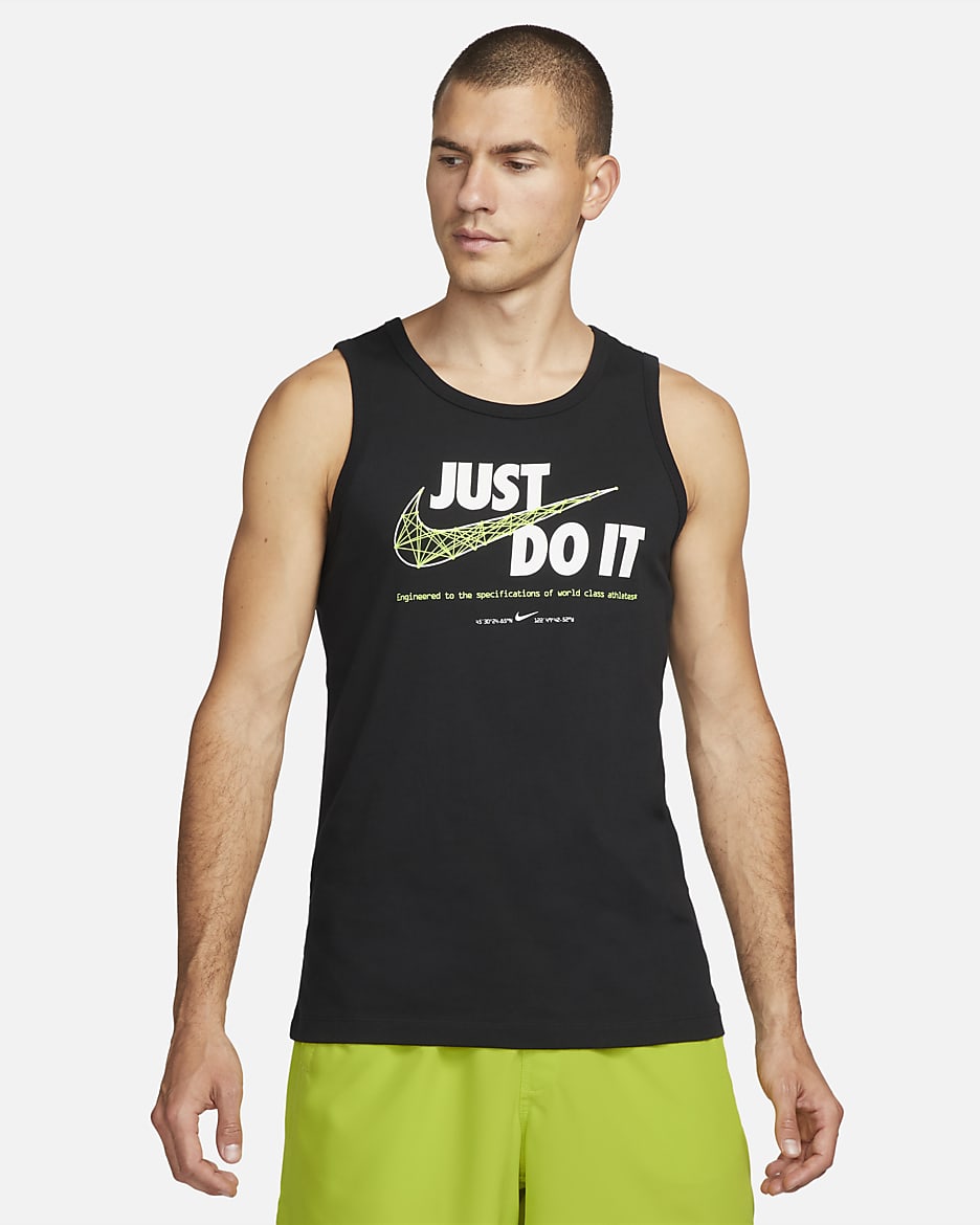 Nike Dri-FIT Men's Fitness Tank Top - Black