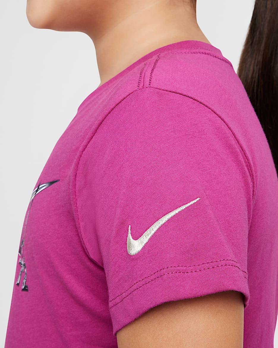 Nike Shine Little Kids' T-Shirt - Hot Fuchsia