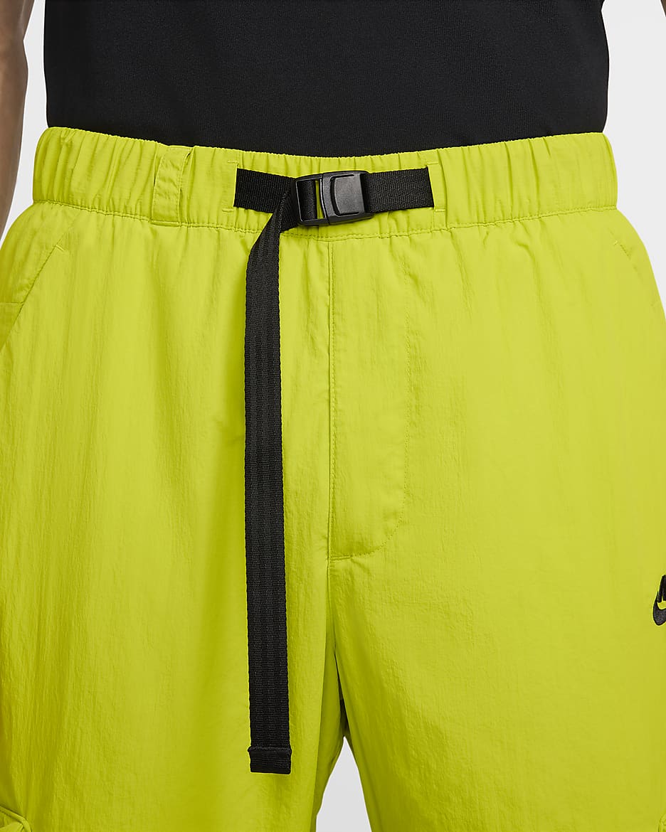 Nike Tech Pantalón cargo de tejido Woven - Hombre - Bright Cactus/Negro