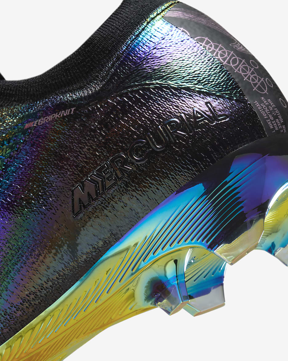 Nike Mercurial Vapor 16 Elite SE Botas de fútbol de perfil bajo para terreno firme - Negro/Negro