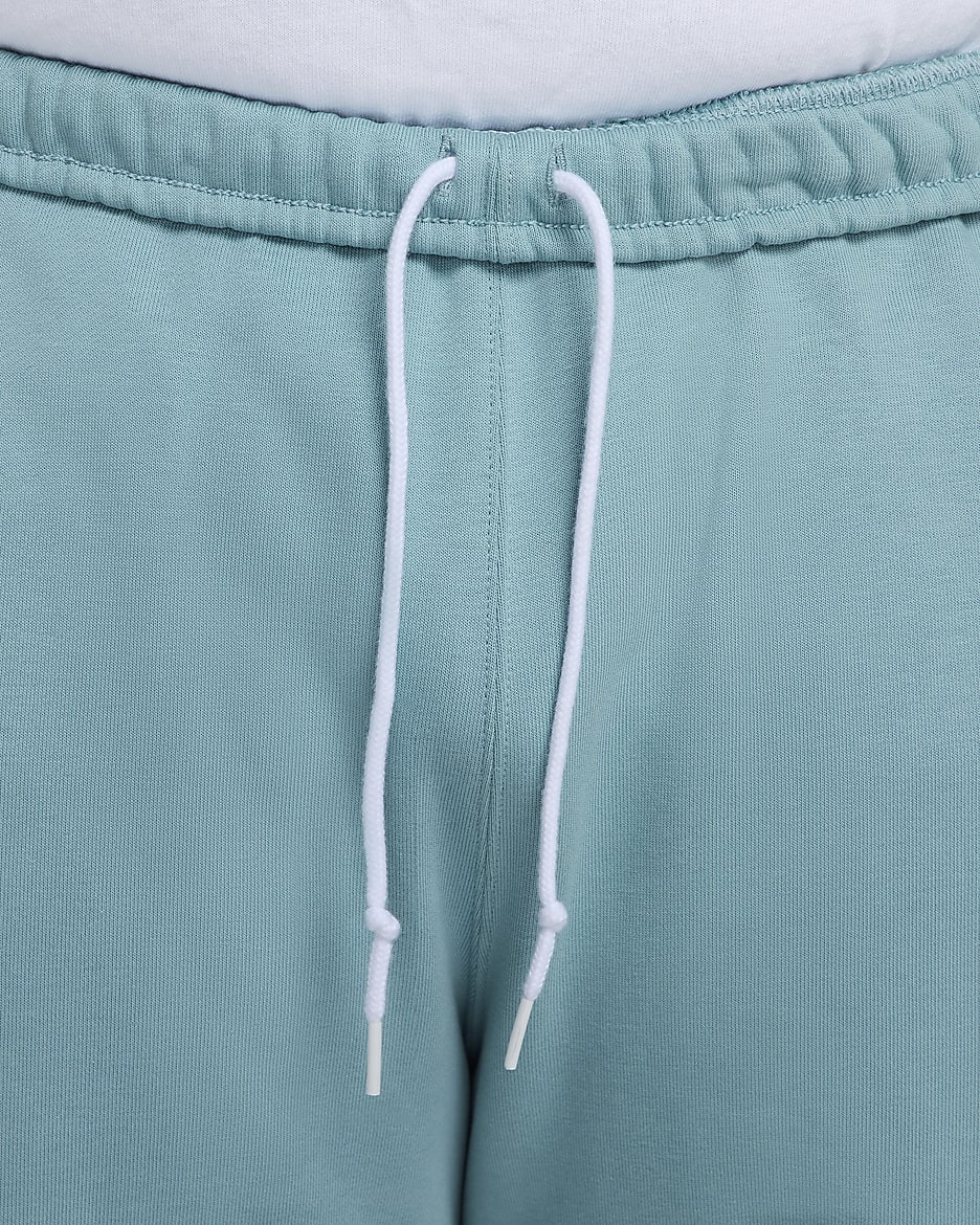 Pantaloni in fleece Nike Solo Swoosh - Uomo - Denim Turquoise/Bianco