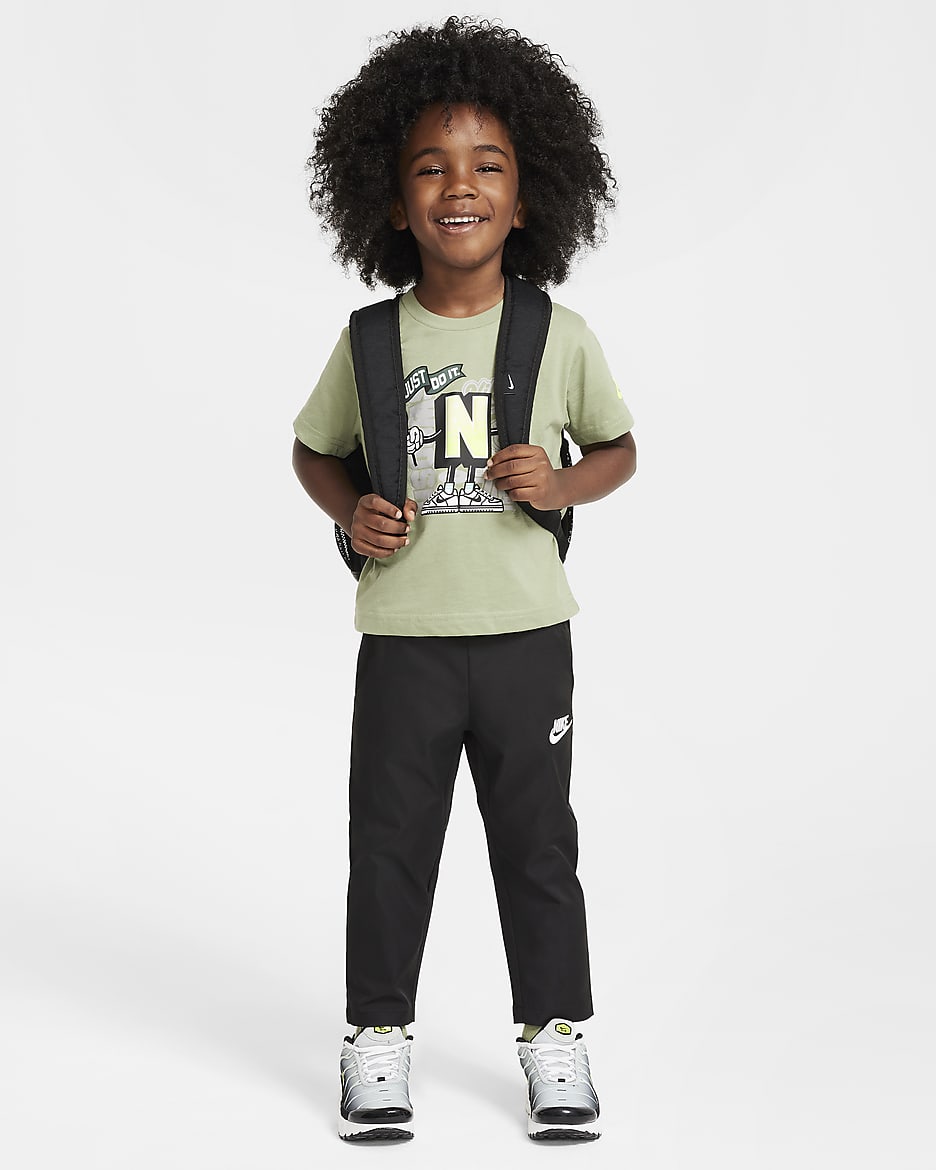 Nike Dri-FIT Toddler Woven Pants - Black