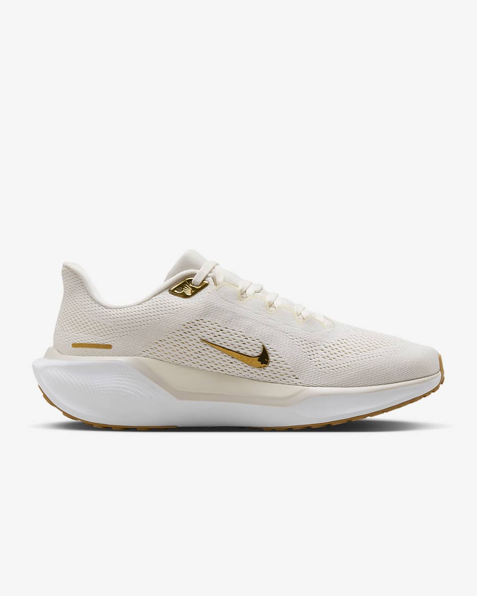 Nike Pegasus 41 Women's Road Running Shoes - Phantom/Light Pumice/Sail/Metallic Gold