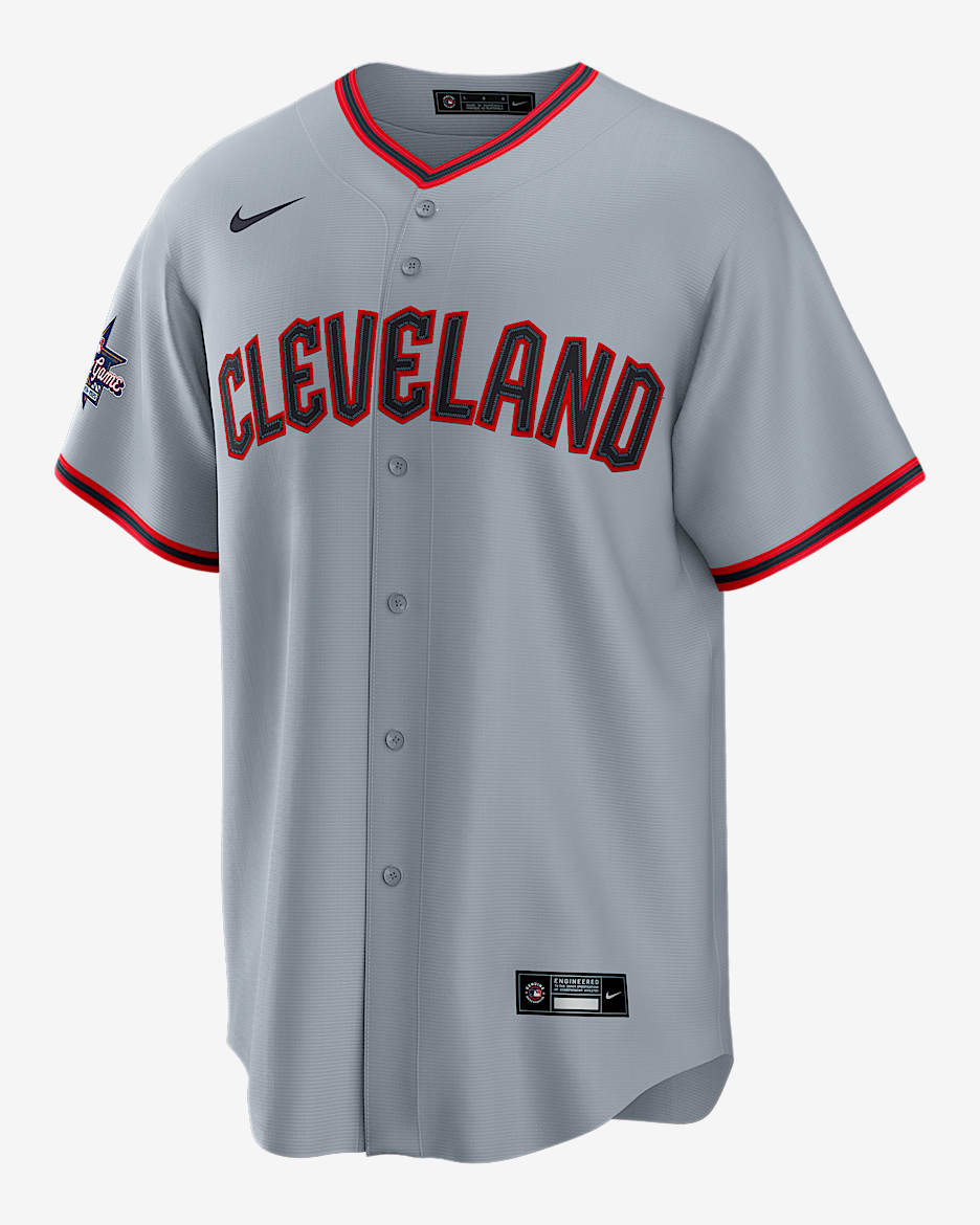 José Ramírez American League 2025 All-Star Game Men's Nike MLB Replica Jersey - Grey