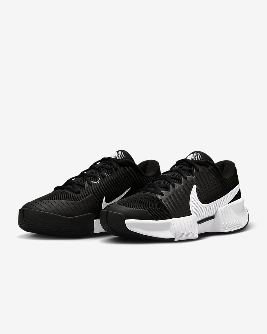 Nike GP Challenge Pro Damen-Tennisschuh für Hartplätze - Schwarz/Schwarz/Weiß